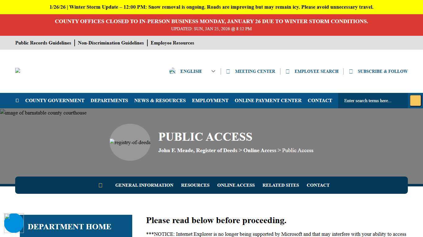 Public Access - Barnstable County